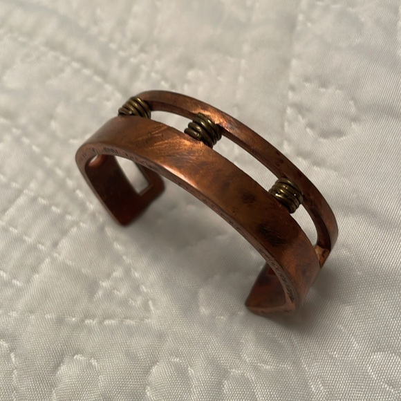 Vintage Copper Cuff Bracelet - Picture 10 of 10